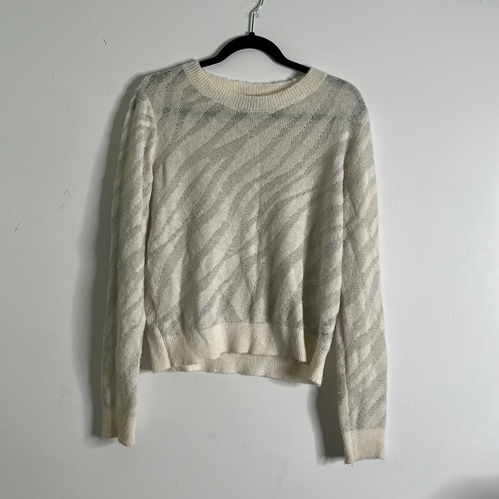 Rag&Bone Zebra Print Sweater Size Medium - image 3
